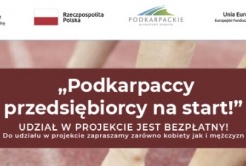 20.07.2021 r. rozpoczyna się II edycja rekrutacji do projektu "PODKARPACCY PRZEDSIĘBIORCY NA START!" Kliknięcie w obrazek spowoduje wyświetlenie jego powiększenia